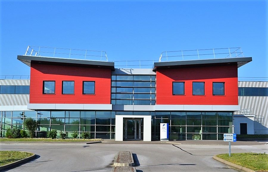 Réalisation KEOPS - CEV SAINT GOBAIN - Vue façade avant