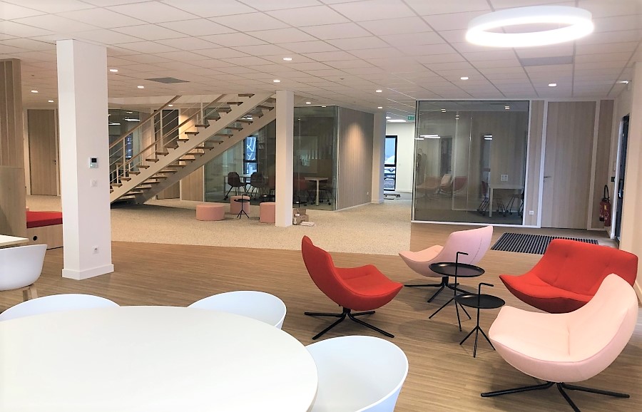 Réalisation KEOPS Bureaux MDR vue intérieur